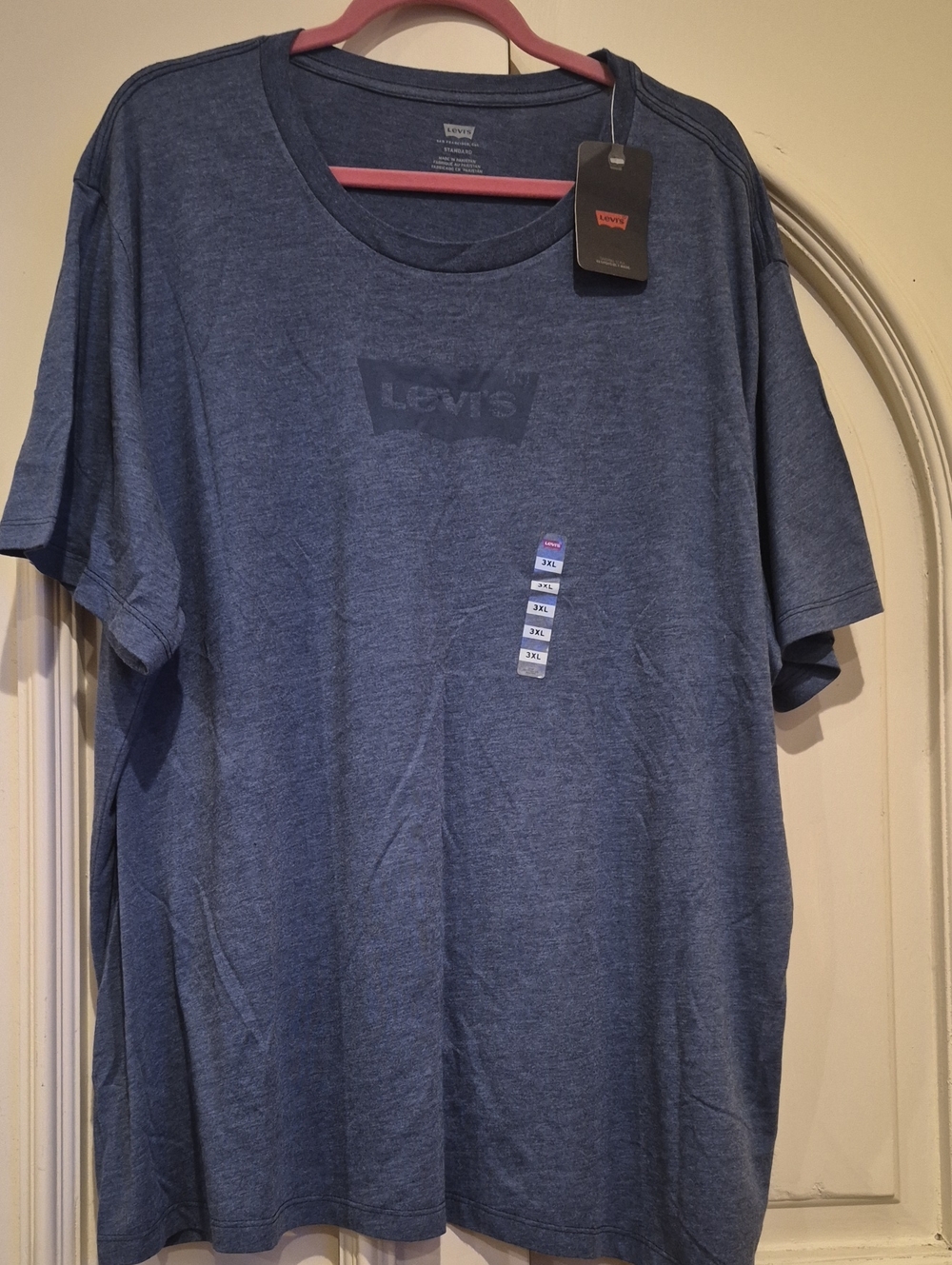 Levi's Men's Heather Navy Short Sleeve Tee